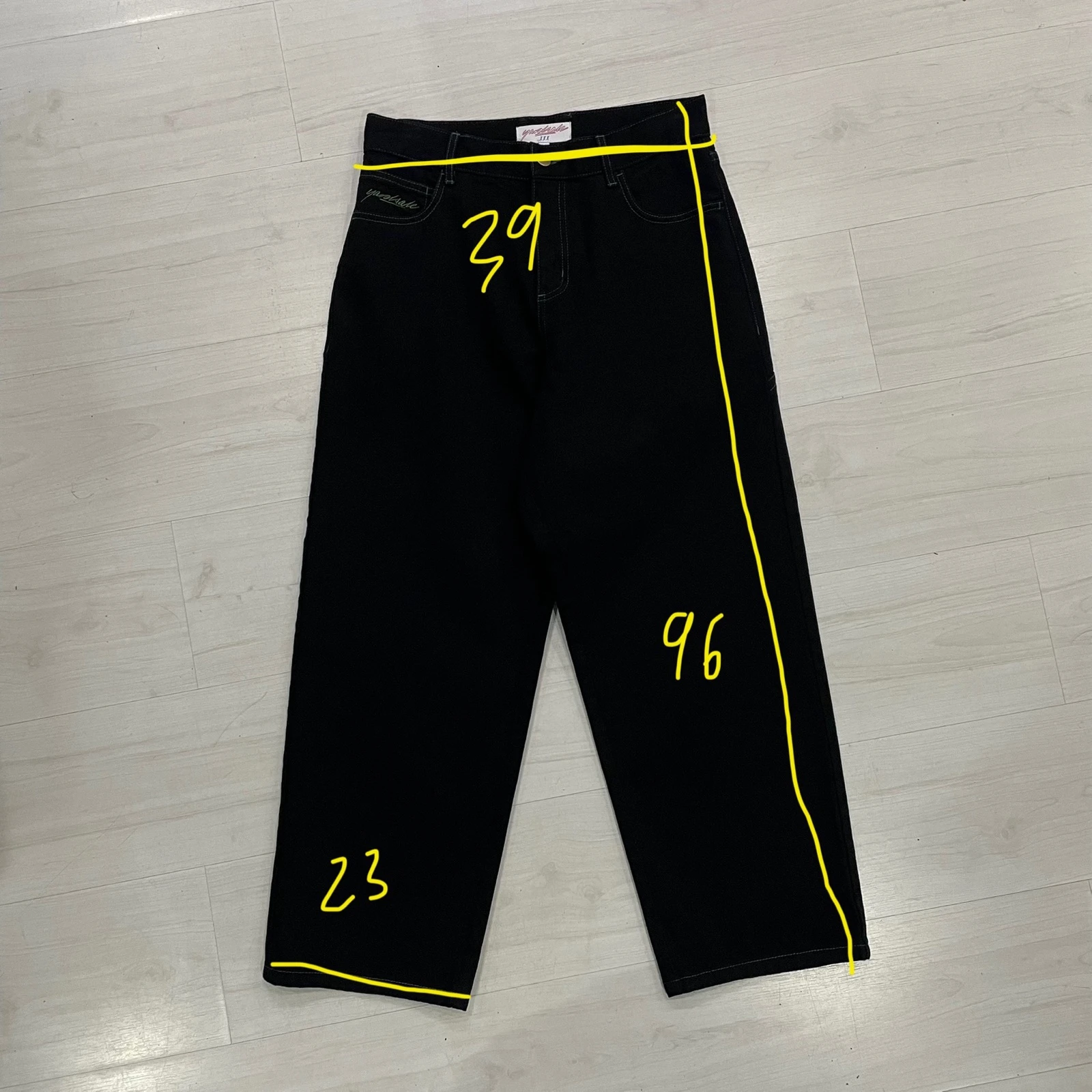 Calça Yardsale Phantasy Denim Jeans (Preto/Verde) – photo 2